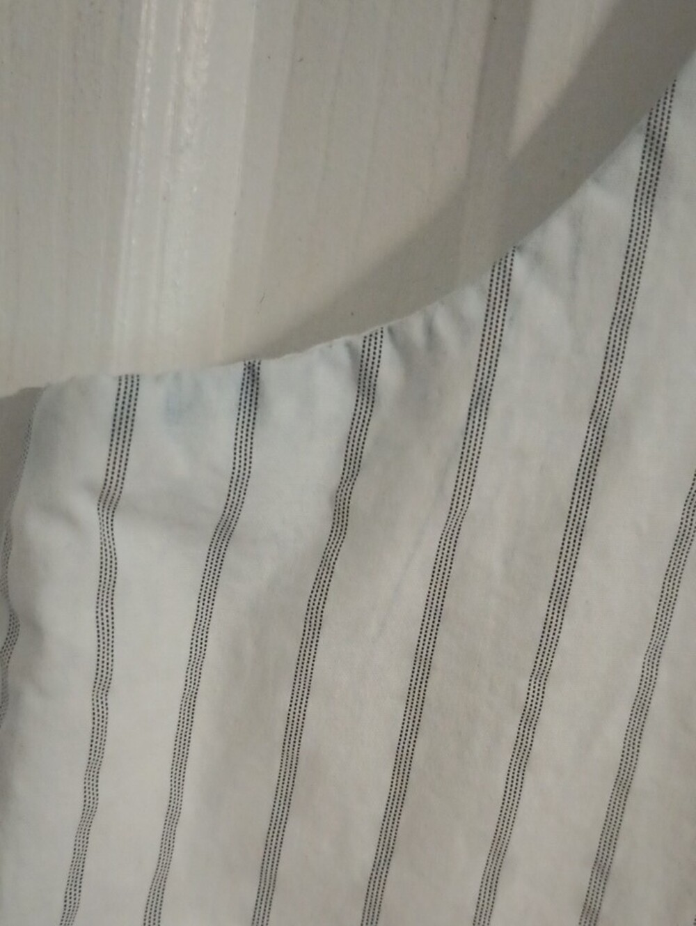 Zara White Pinstripe Tie-back Vest - Picture 4 of 10